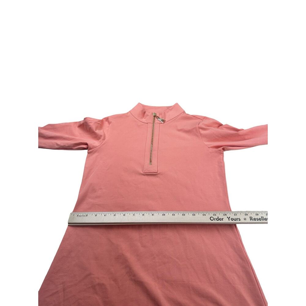 Spartina 449 Nora Half-Zip Dress in Burnt Coral Size Small EUC!!!! - Picture 3 of 9